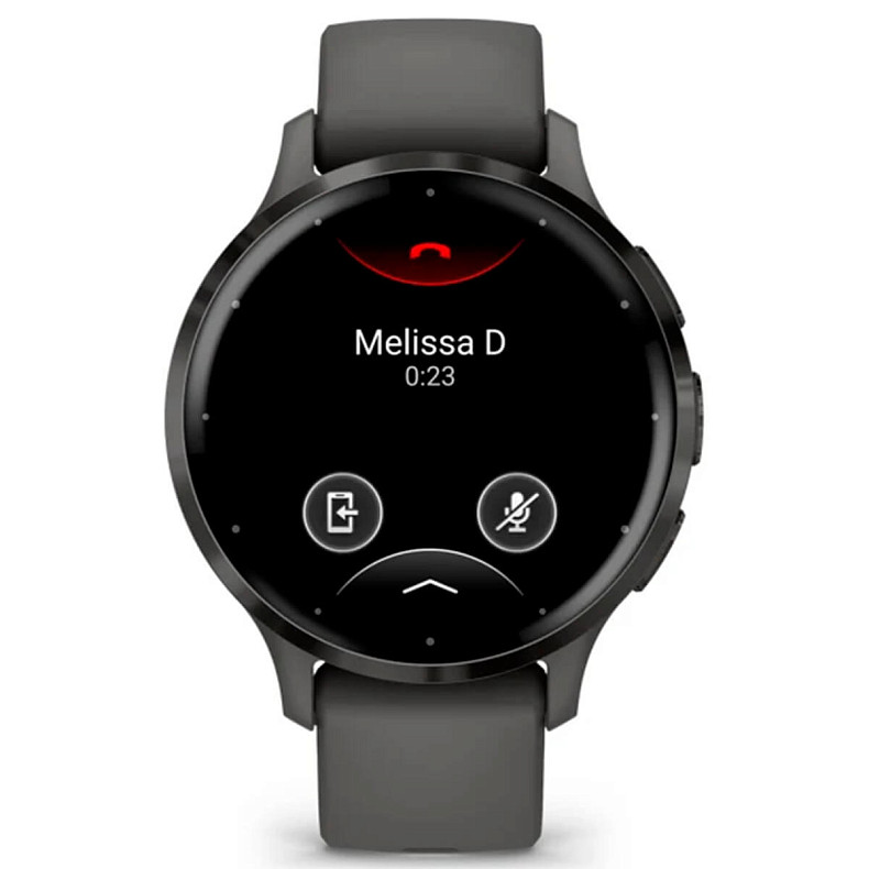 Спортивные часы GARMIN Venu 3s Slate Stainless Steel Bezel with Pebble Gray Case and Silicone Band