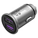 Автозарядка 2USB-A 30W QC3.0 Gray Mini Style Aluminium Alloy Type Vention