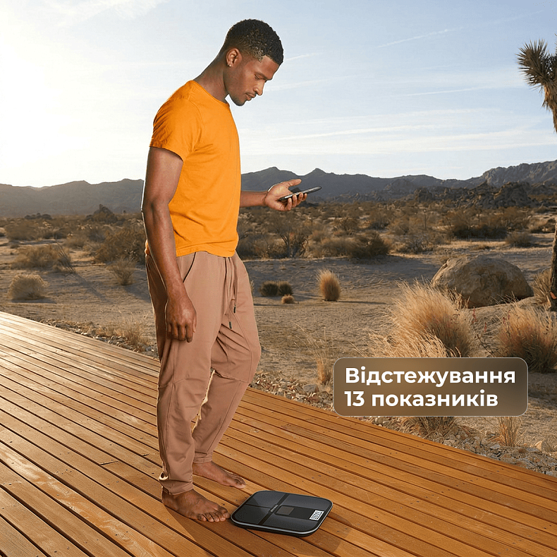 Розумні ваги RENPHO Elis Solar 2 Smart Body Scale - Black