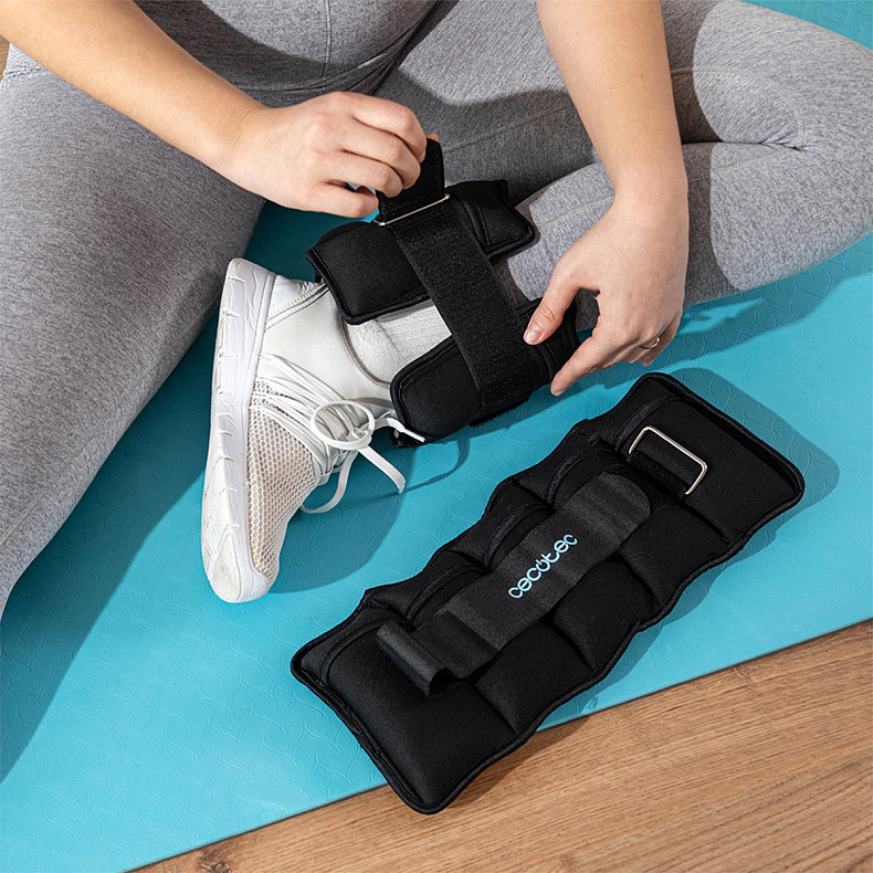 Утяжелители Cecotec Drumfit AnkleBell 2500 Neo (2шт по 2,5кг)