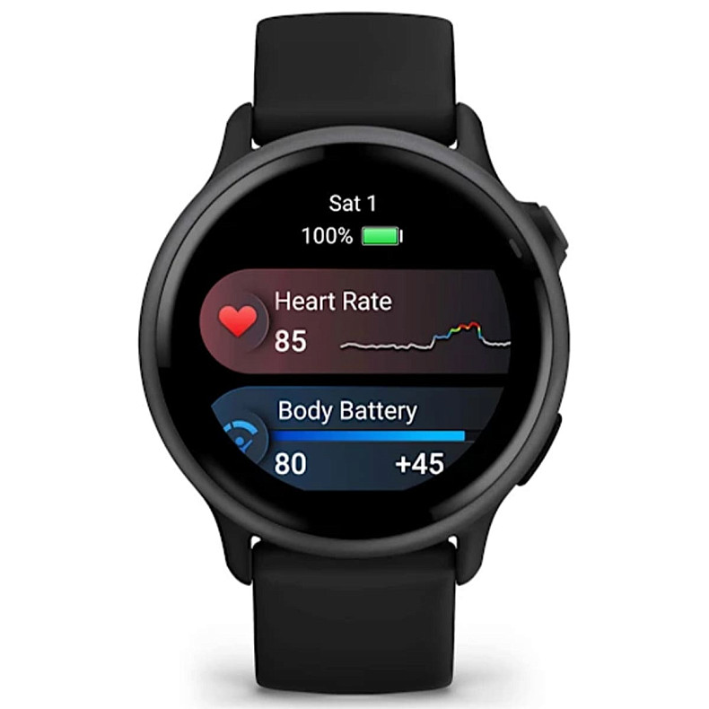 Спортивний годинник Garmin Vivoactive 6 Slate with Black Band