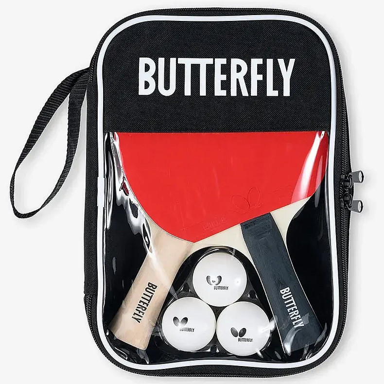Набір для настільного тенісу Butterfly Racket Set Easy 2 Bats 3 Balls (6257623202)