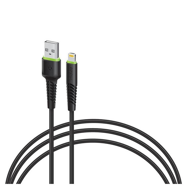 Кабель Intaleo CBFLEXL1 USB - Lightning (M/M), 1.2 м, Black (1283126577673)