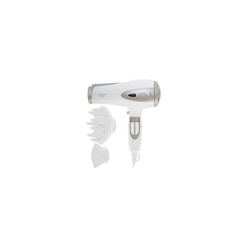 Фен Adler AD 2248 white champagne