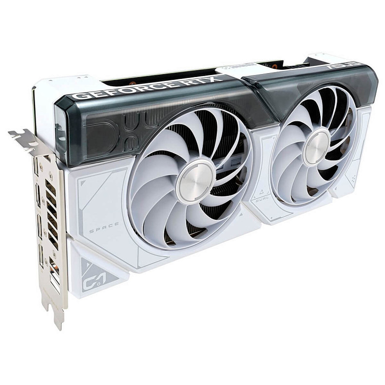 Видеокарта ASUS GeForce RTX 4070 12GB GDDR6X DUAL-RTX4070-O12G-WHITE (90YV0IZ4-M0NA00)