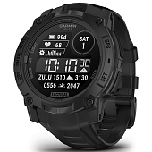 Спортивний годинник Garmin Instinct 3 45mm Solar Tactical Edition Black with Black Band (010-02934-50)