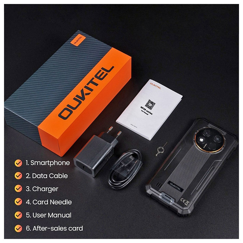 Смартфон Oukitel WP28S 4/128GB Orange (6931940757584)