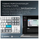 Клавиатура GamePro Asgard Ragnar Keychron Super Red Switch White (MK285WH)