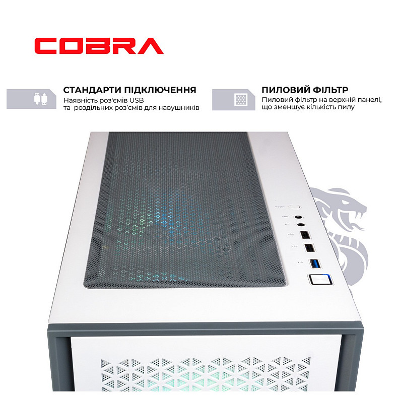 Персональний комп'ютер COBRA Gaming (I124F.32.S10.46T.17387)