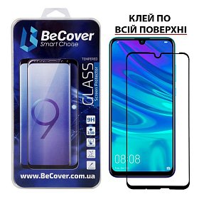 Защитное стекло BeCover для Huawei P Smart 2019 Black (703136)