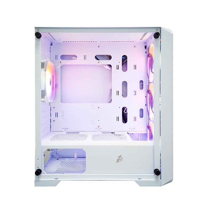 Корпус 1stPlayer T5-WH-4F1-W White без БП