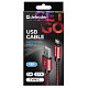 Кабель USB AM-Type-CM, 1.0 м, красный, 09-03T PRO Defender