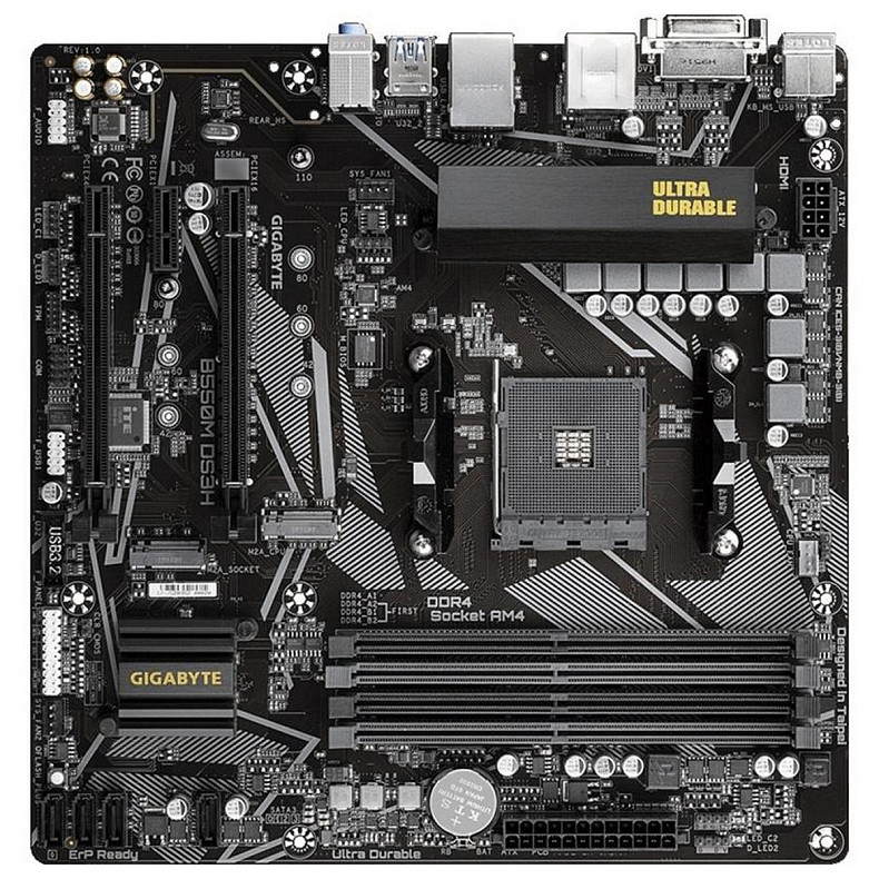 Материнська плата Gigabyte B550M DS3H Socket AM4