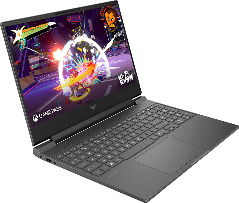 Ноутбук HP Victus 15-fb3071ua 15.6" FHD IPS,300n/Ryzen 5-240 (5.0)/24Gb/SSD512Gb/RTX 5050,8GB/DOS/Сірий