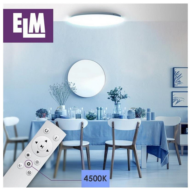 Светильник потолочный с пультом ДУ ELM Sirius 48W 3000-6500К IP20 26-0075