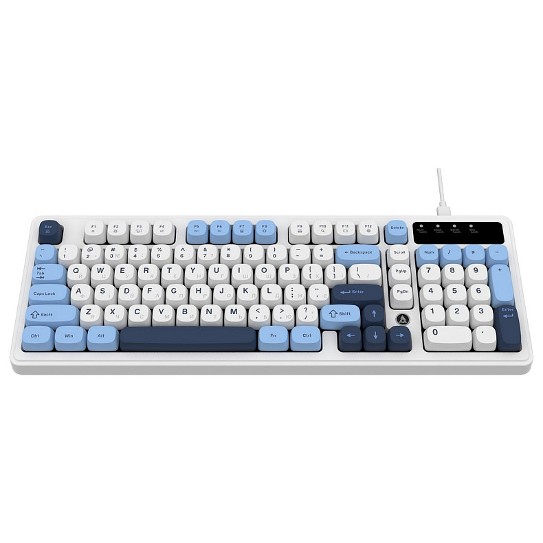 Клавиатура Ajazz AF98 Black USB-C Glacier Blue (AF98-GB)
