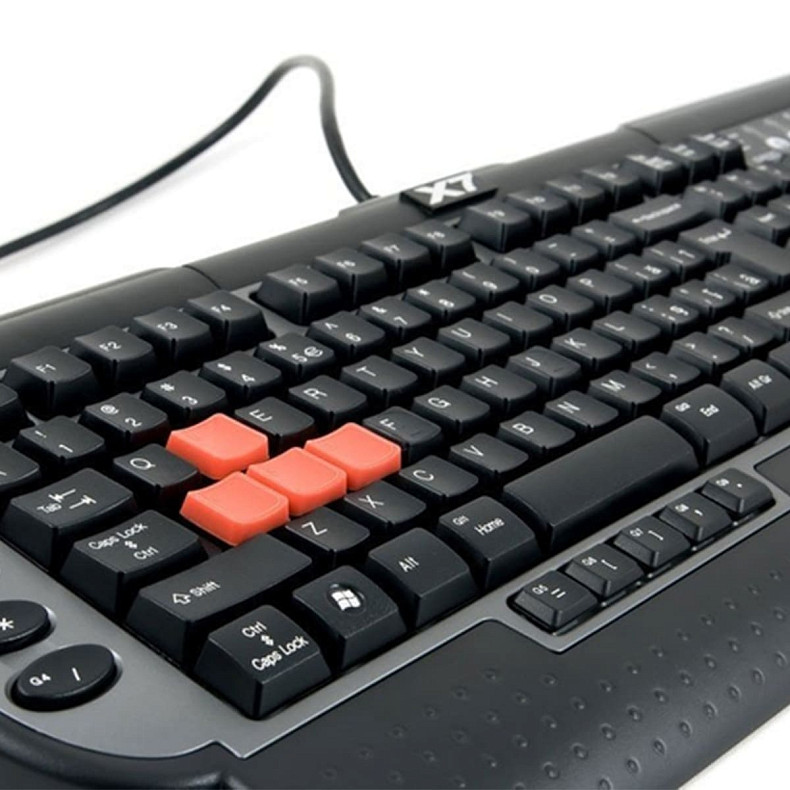 Клавіатура A4Tech X7 G800V Black USB