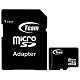 Карта памяти MicroSDHC 4GB Class 10 Team + SD-adapter (TUSDH4GCL1003)