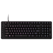 Клавиатура мембранная HyperX Alloy Origins EVE 1800 99key, Red, USB-A, EN/RU, RGB, черный