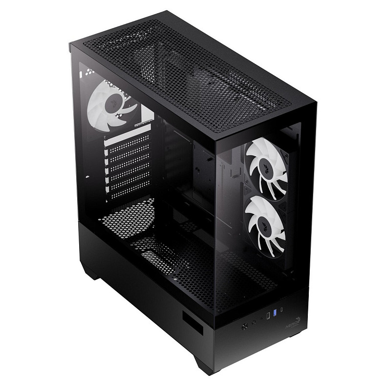 Корпус AeroCool P500D Digi-G-BK-v1 Black (ACCM-PN07033.11)