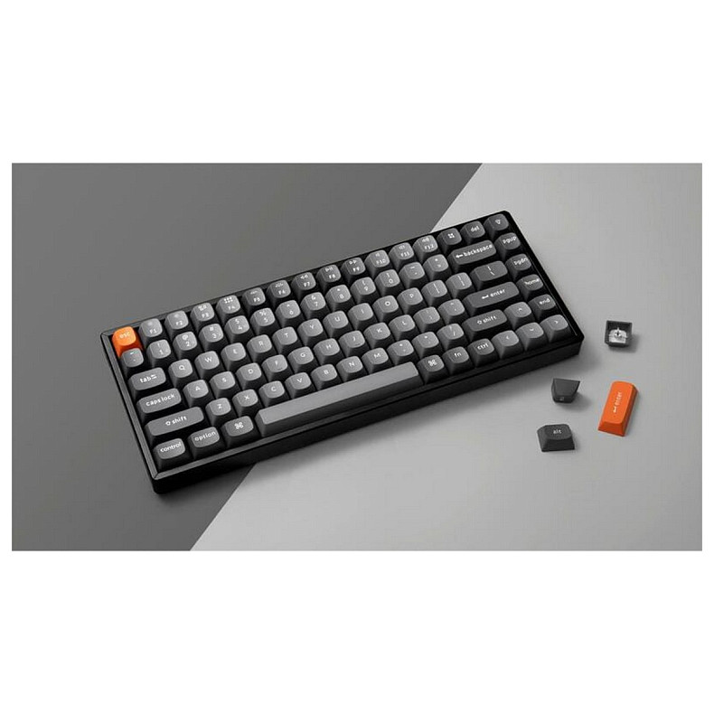 Клавіатура Keychron K2 Max 84Key K Super Banana WL/BT/USB-A QMK EN/UKR RGB чорний