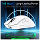 Мышка Attack Shark R1, Wireless/Bluetooth, 18000dpi, (PAW3311), 6кн., White