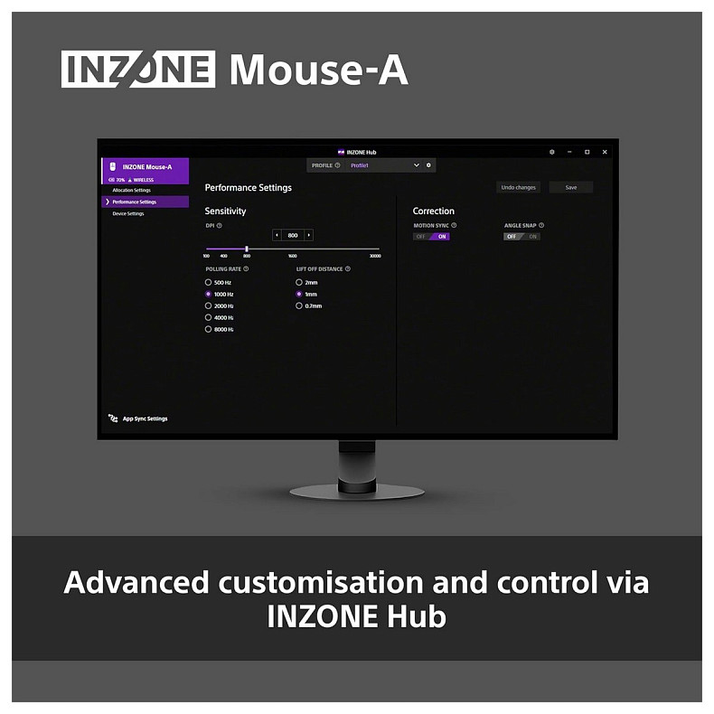 Мышь игровая Sony INZONE Wireless