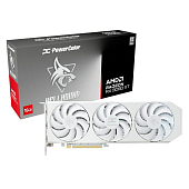 Видеокарта AMD Radeon RX 9060 XT 16GB GDDR6 Hellhound Spectral White PowerColor (RX9060XT 16G-L/OC/W