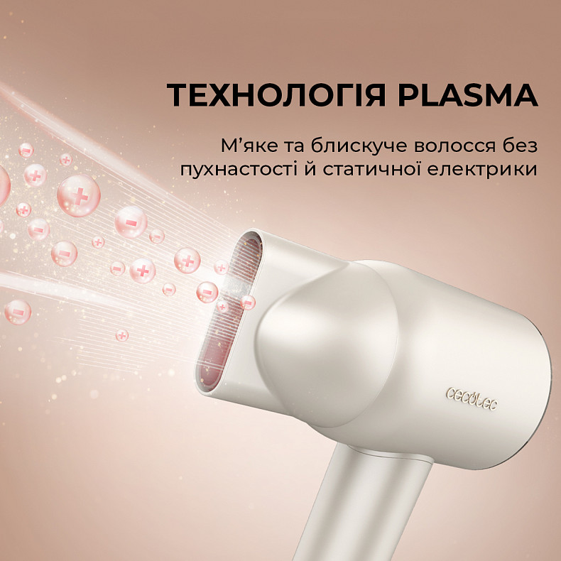 Фен-стайлер CECOTEC DryGlam Waves Champagne 4in1
