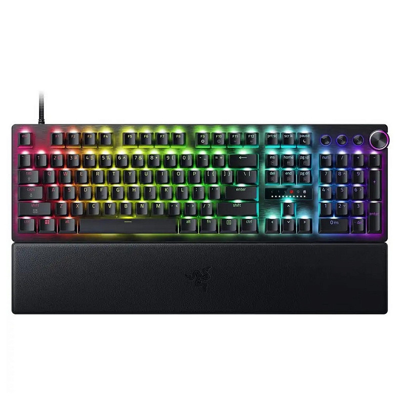 Клавіатура Razer Huntsman V3 Pro 8KHz, 104key, Analog Optical Switch Gen-2, USB-A, EN, RGB