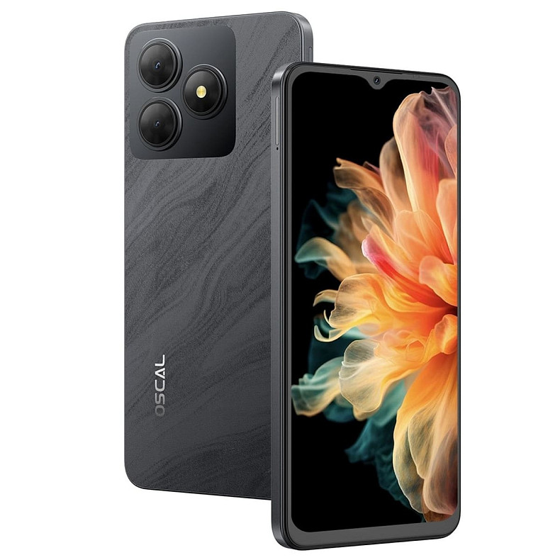 Смартфон Oscal Flat 2 4/128GB Phantom Black