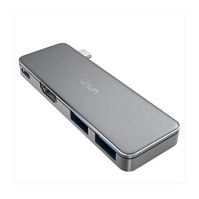Адаптер VAVA USB C Hub Adapter with 3.1 Power Delivery, HDMI Port, 2 USB 3.0 Ports for Type C (VA-UC003)