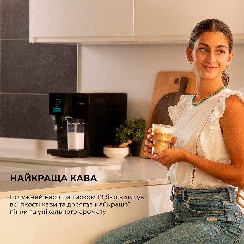 Кофемашина CECOTEC Cremmaet Compactccino Black