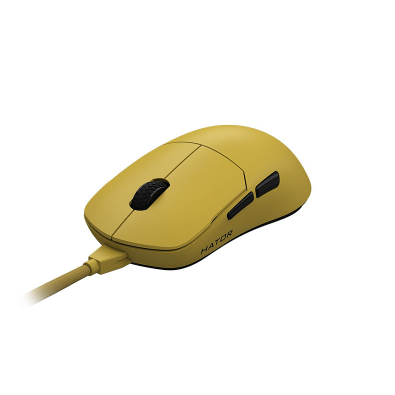 Мышка Hator Quasar Essential Yellow (HTM-402) USB