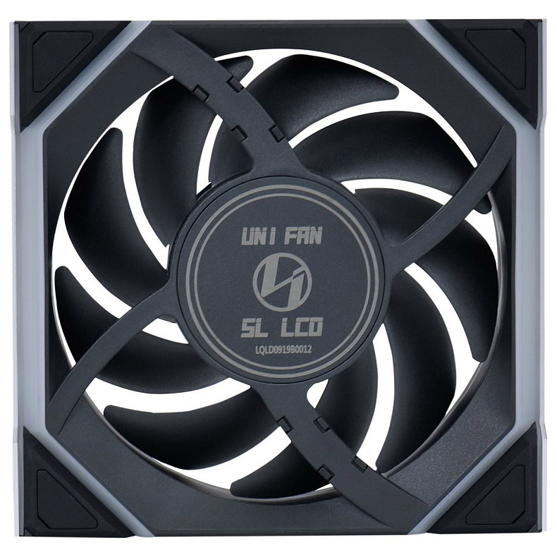 Вентилятор Lian Li Uni Fan SL Wireless LCD 120-3 Reverse Black (G99.12RSLLCD1W3B.00)