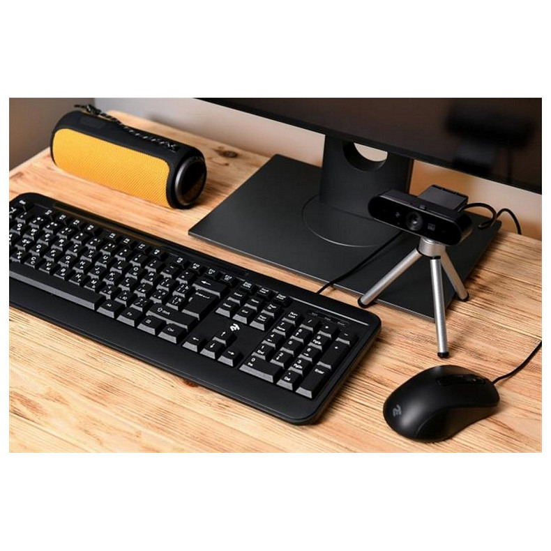 Клавіатура 2E KM1040 Ukr Black USB (2E-KM1040UB)