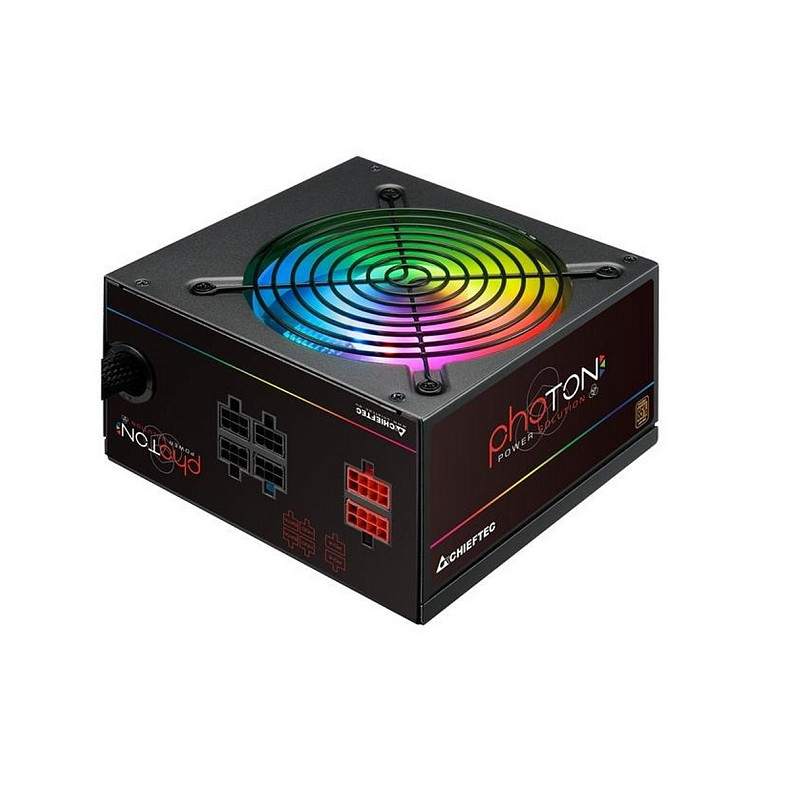 Блок Живлення Chieftec CTG-650C-RGB, ATX 2.3, APFC, 12cm fan, КПД &gt;85%