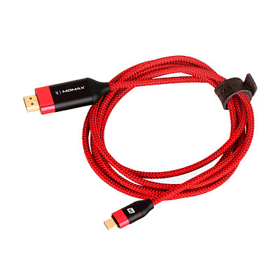 Кабель MOMAX Elite Link Type-C to HDMI Cable 2m Red (DTH1R)
