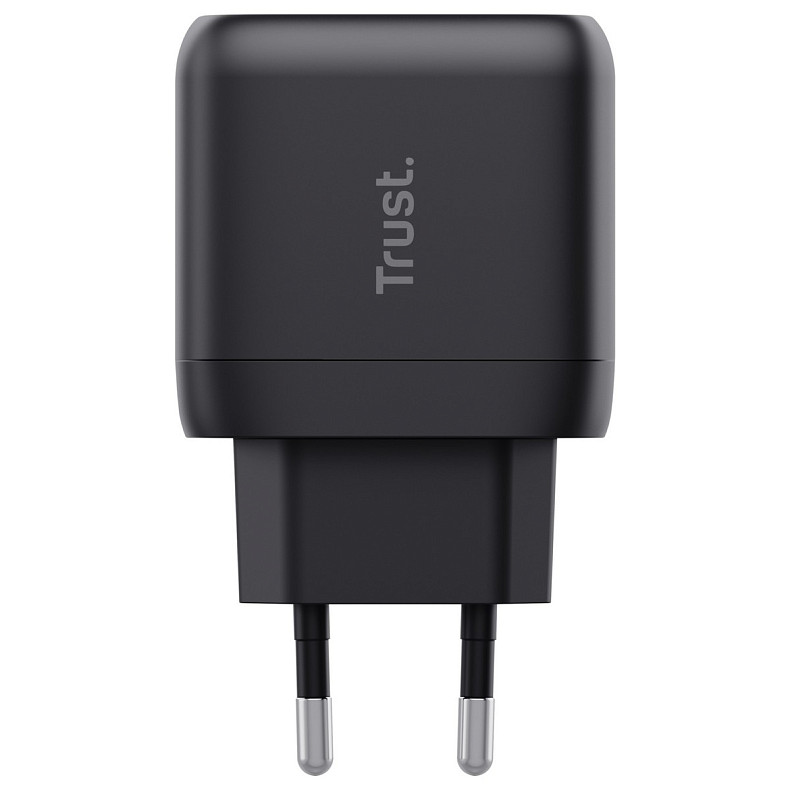 Зарядное устройство сетевое Trust Maxo 45Вт, USB-C PD, черный