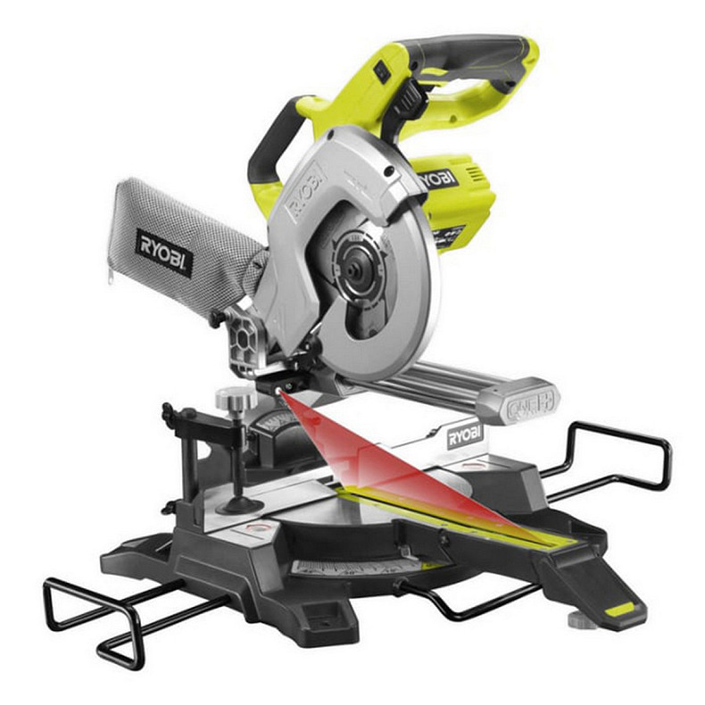 Пила торцовочная аккумуляторная Ryobi R18MS216-0