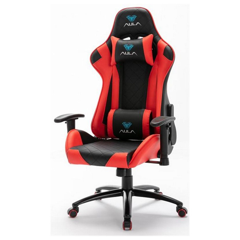 Крісло для геймерів Aula F1029 Gaming Chair Black/Red (6948391286181)