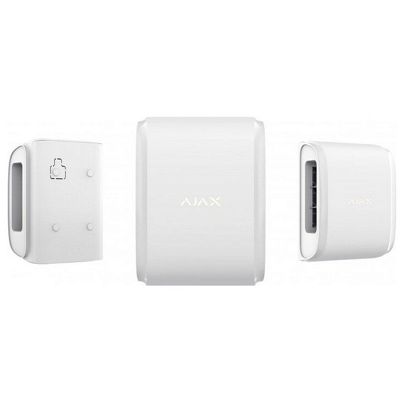Беспроводной датчик движения "штора" Ajax DualCurtain Outdoor белый