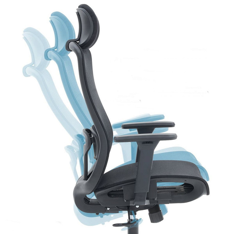 Офисное кресло OfficePro Wave OC670-B-B-B