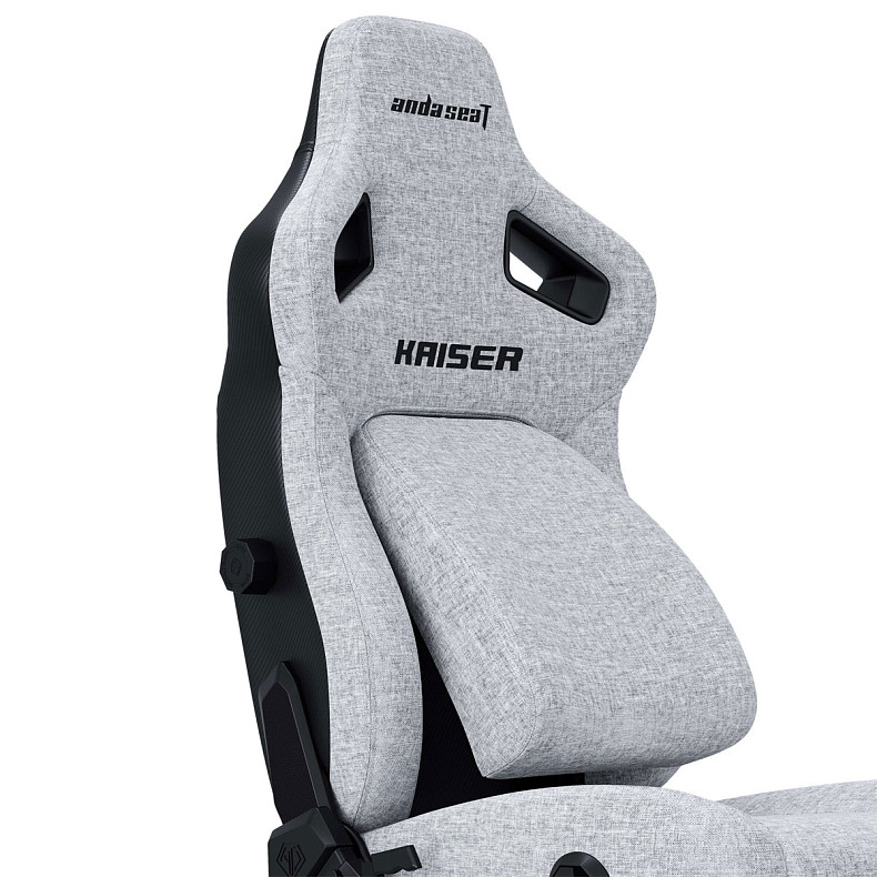 Кресло игровое Anda Seat Kaiser 4 Grey Fabric Size XL