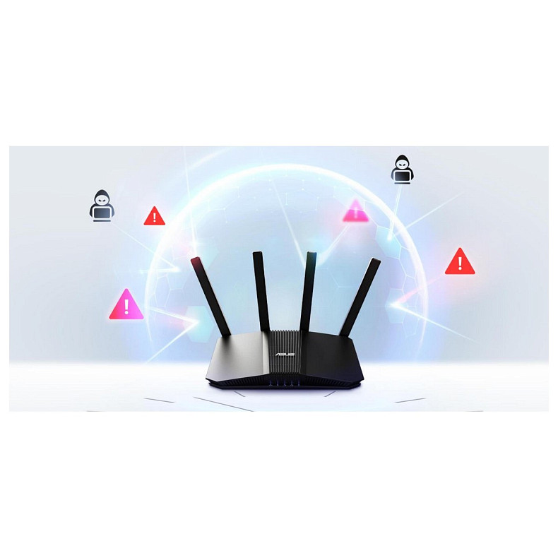 Wi-Fi маршрутизатор ASUS RT-BE82U BE6500 4x2.5GE LAN, 1x2.5GE WAN. 1xUSB3.2, MESH