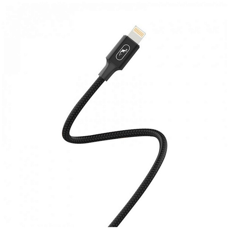 Кабель SkyDolphin S55L Neylon USB - Lightning 1м, Black (USB-000434)