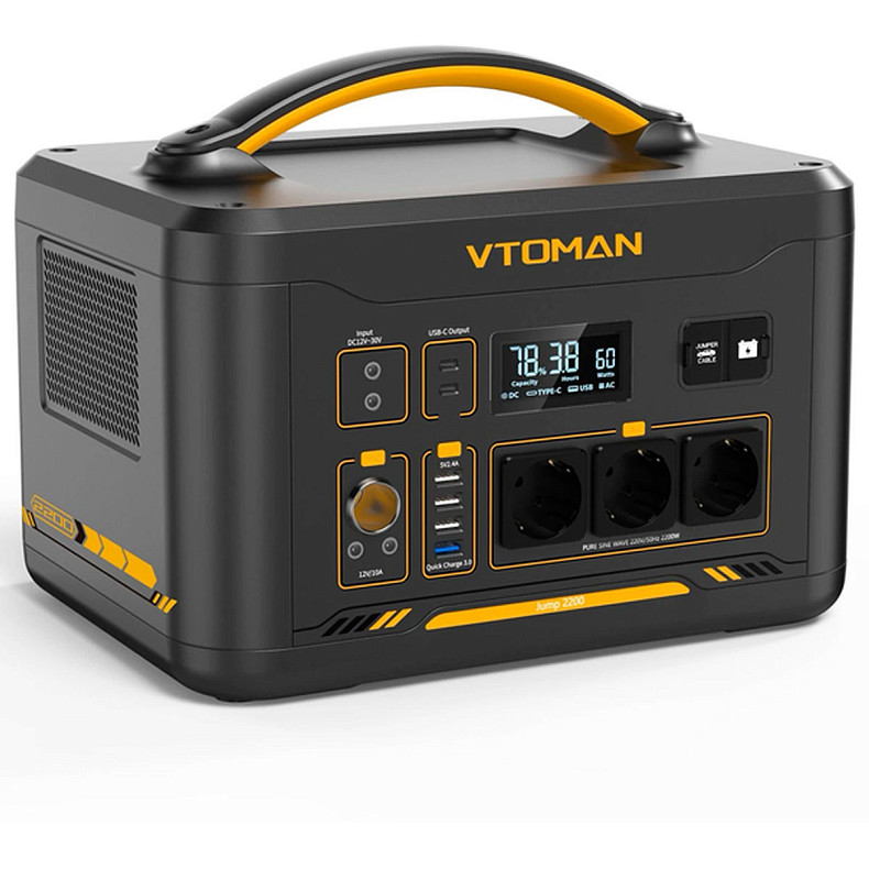 Зарядна станція Vtoman Jump 1500X (828 Вт/г) 1500W