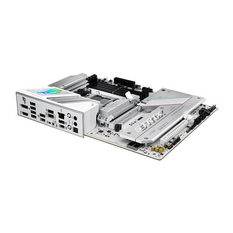 Материнcька плата ASUS ROG STRIX B850-A GAMING sAM5 B850 4xDDR5 M.2 HDMI DP Wi-Fi BT ATX білий