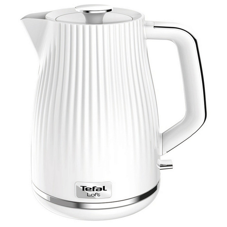 Електрочайник Tefal KO250130 Loft, 2400Вт, 1,7л., білий