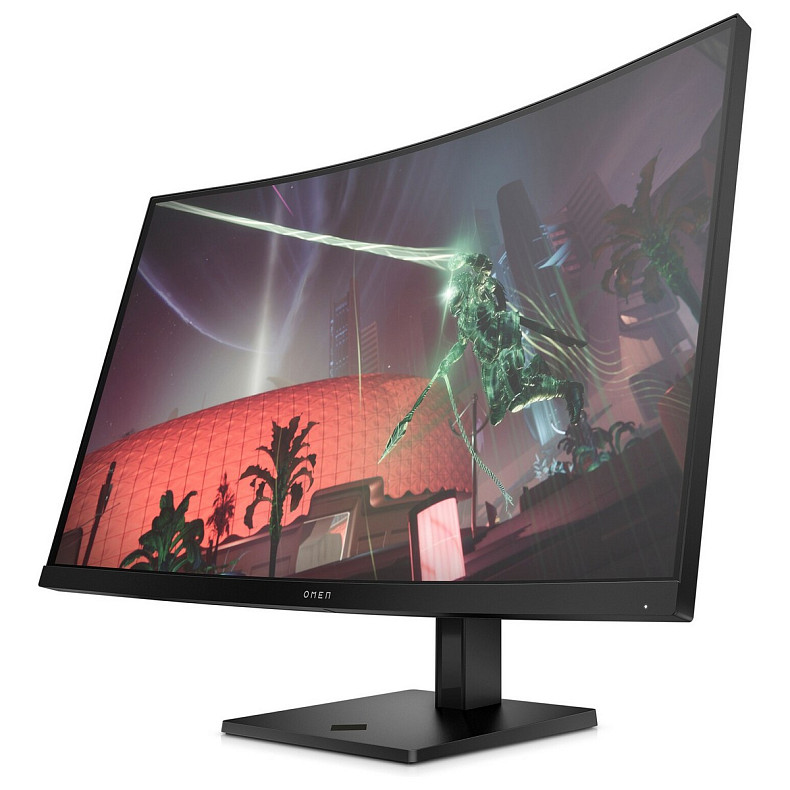 TFT 31.5" HP OMEN 32c, QHD, VA, изогнутый, Display HDR 400, 165Hz, 1ms, 2xHDMI, DP, HAS, черный